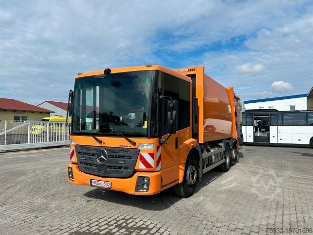 Garbage truck MERCEDES-BENZ Econic 2630 L Faun Variopress Zöller gepflegt