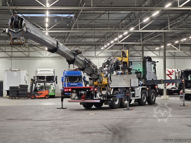 Crane truck Mercedes-Benz AROCS 3253 8x8 / 65 t/m CRANE + JIB + WINCH / K...