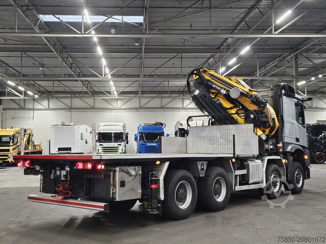 Crane truck Mercedes-Benz AROCS 3253 8x8 / 65 t/m CRANE + JIB + WINCH / K...