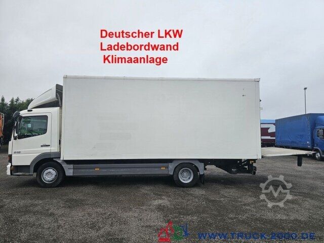 Box van Mercedes-Benz Atego 818 Klima + Ladebordwand BÄR 1.000 Kg