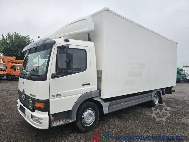Box van Mercedes-Benz Atego 818 Klima + Ladebordwand BÄR 1.000 Kg
