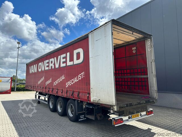 Sliding tarpaulins System Trailer BPW DISC / HARDWOODEN FLOOR / NL-TRAILER / APK:...