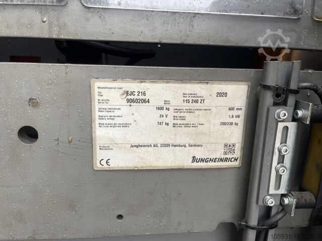 Deichselstapler Jungheinrich EJC216