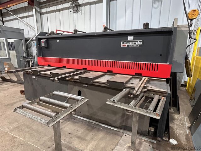 Hydraulic guillotine shear EDWARDS Truecut 3000mm x 10mm Guillotine