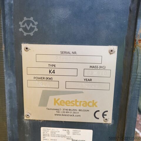 Screening plant Keestrack K4