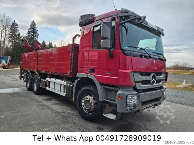 Autokran MERCEDES-BENZ 2644 6x4 Kran Terex 165.2 Funk