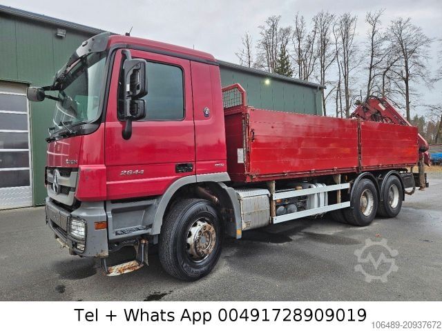 Autokran MERCEDES-BENZ 2644 6x4 Kran Terex 165.2 Funk
