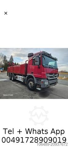 Autokran MERCEDES-BENZ 2644 6x4 Kran Terex 165.2 Funk