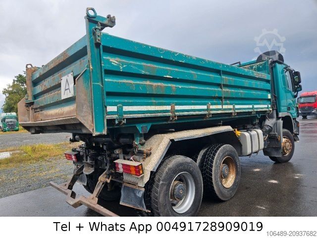 Dreiseitenkipper LKW MERCEDES-BENZ 3346 K 6X6   Blatt / Blatt