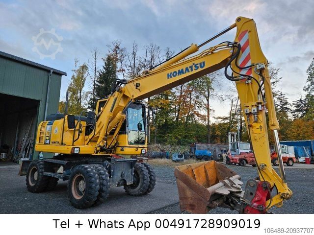 Mobile excavator KOMATSU PW 148-8
