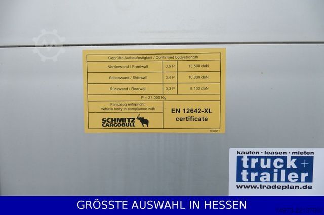 Open semitrailer with tarp SCHMITZ CARGOBULL Mega Varios 3,05m Innen neue Plane ¤349.-mt