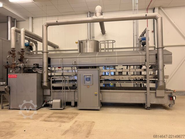 Complete frying line with spiral freezer GEA / Advanced / Abroe 