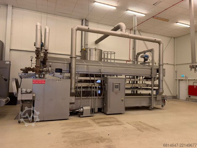 Complete frying line with spiral freezer GEA / Advanced / Abroe 