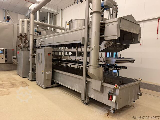 Complete frying line with spiral freezer GEA / Advanced / Abroe 