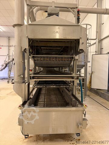 Complete frying line with spiral freezer GEA / Advanced / Abroe 