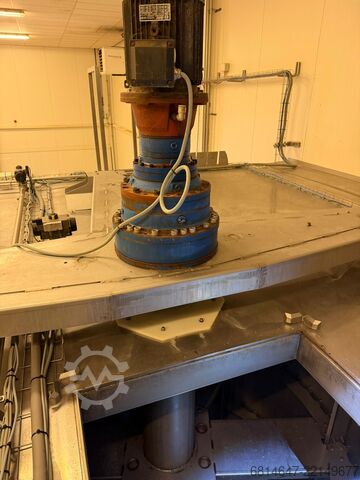 Complete frying line with spiral freezer GEA / Advanced / Abroe 