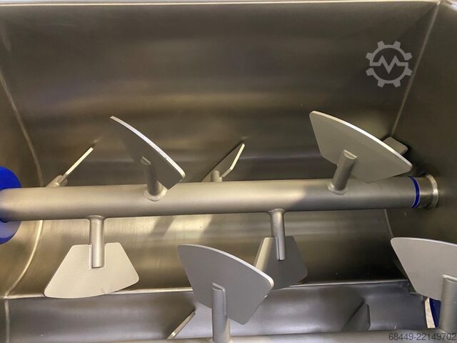 Twin shaft paddle mixer, Barmix 180L. Barsso Dubbele peddelmenger, Type Barmix 180L