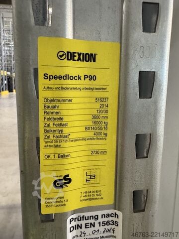 High-bay warehouse Dexion Speedlock P90