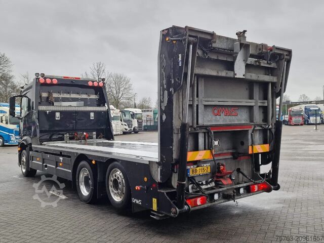 Car carrier van Mercedes-Benz Actros 2553 6x2 - Flabad hydraulic ramps/extens...