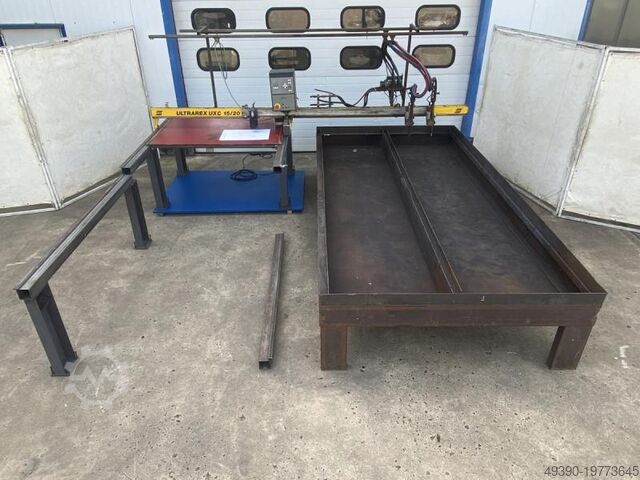 Brennschneidmaschine mit fotooptischer Nachlaufsteuerung, Fotooptische Brennmaschine, Brennschneidan ESAB ULTRAREX UXC 15/20