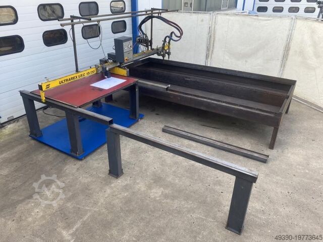 Brennschneidmaschine mit fotooptischer Nachlaufsteuerung, Fotooptische Brennmaschine, Brennschneidan ESAB ULTRAREX UXC 15/20