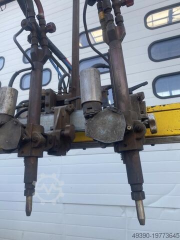 Brennschneidmaschine mit fotooptischer Nachlaufsteuerung, Fotooptische Brennmaschine, Brennschneidan ESAB ULTRAREX UXC 15/20