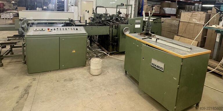 Buchbindereimaschine Kolbus BF 522 Case Making Line
