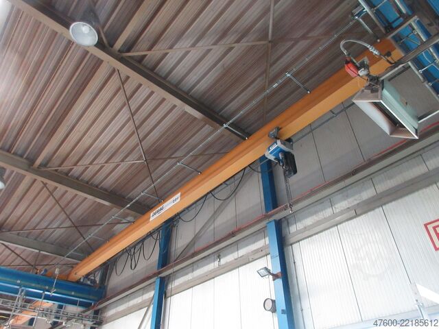 Overhead crane, crane, hall crane, track gauge 14,000 mm ABUS Hallenkran Brückenkran Kran ELV 2t ABUS GM Kettenzug 2000Kg Spur 14m
