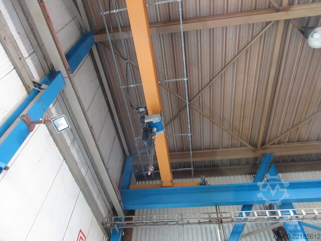 Overhead crane, crane, hall crane, track gauge 14,000 mm ABUS Hallenkran Brückenkran Kran ELV 2t ABUS GM Kettenzug 2000Kg Spur 14m