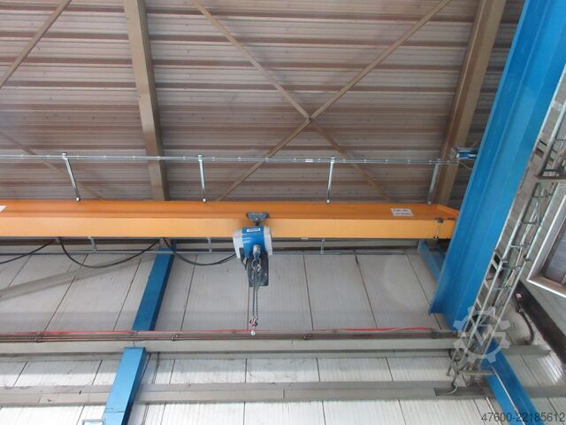 Overhead crane, crane, hall crane, track gauge 14,000 mm ABUS Hallenkran Brückenkran Kran ELV 2t ABUS GM Kettenzug 2000Kg Spur 14m