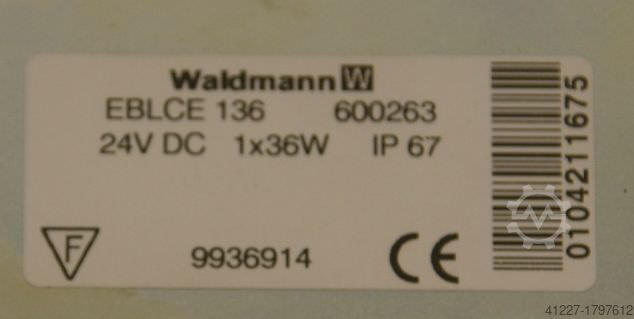 Machine light Waldmann EBLCE 136
