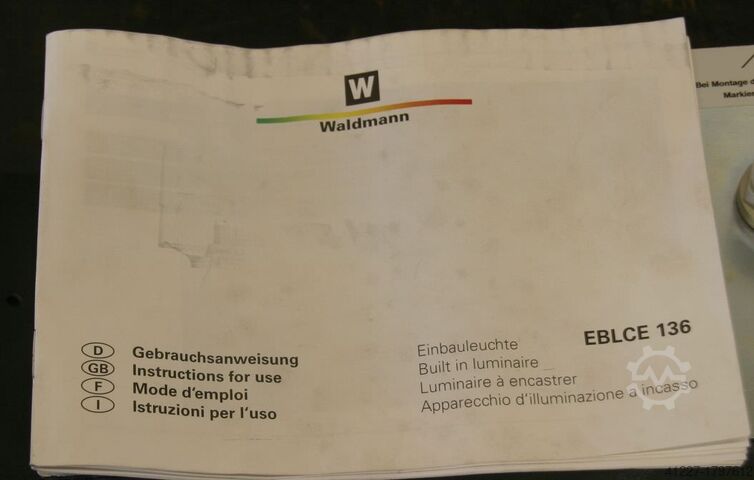 Machine light Waldmann EBLCE 136