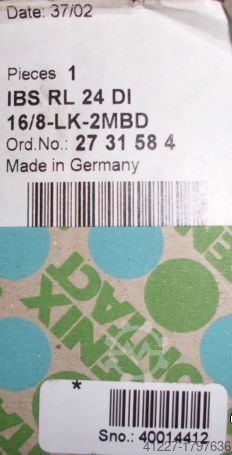 Digital-Eingabegerät Phoenixcontact IBS RL 24 DI 16/8-LK-2MBD