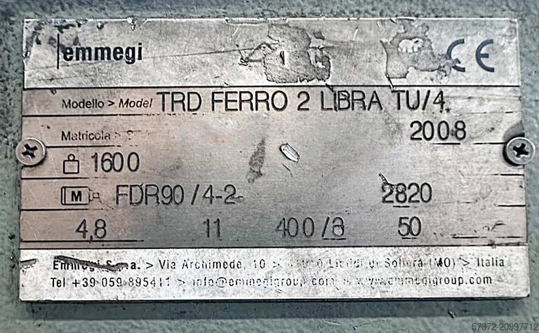 Double Mitre Saw Emmegi TRD Ferro 2 Libra TU/4