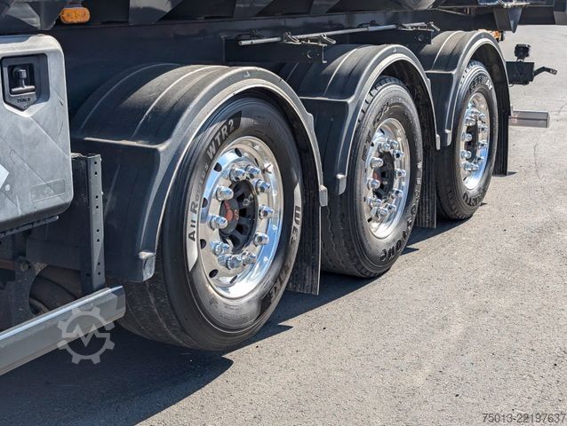 Kipper Auflieger STAS HardoX Stahl 74 m³, Liftachse, ALCOA, MIETEN?