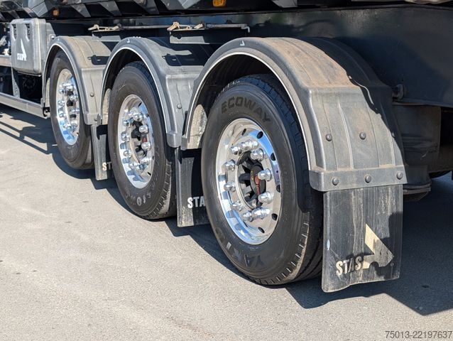 Kipper Auflieger STAS HardoX Stahl 74 m³, Liftachse, ALCOA, MIETEN?