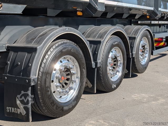 Kipper Auflieger STAS HardoX Stahl 74 m³, Liftachse, ALCOA, MIETEN?