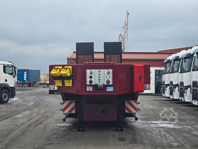Low loader semitrailer  GVN * 3GVN * LENK-& LIFTACHSE*HYDR. RAMPEN * NEU