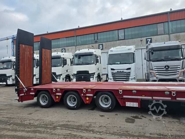 Low loader semitrailer  GVN * 3GVN * LENK-& LIFTACHSE*HYDR. RAMPEN * NEU