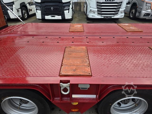 Low loader semitrailer  GVN * 3GVN * LENK-& LIFTACHSE*HYDR. RAMPEN * NEU
