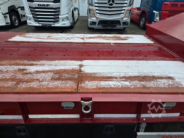 Low loader semitrailer  GVN * 3GVN * LENK-& LIFTACHSE*HYDR. RAMPEN * NEU