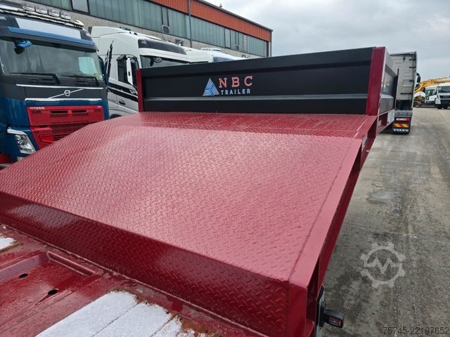 Low loader semitrailer  GVN * 3GVN * LENK-& LIFTACHSE*HYDR. RAMPEN * NEU