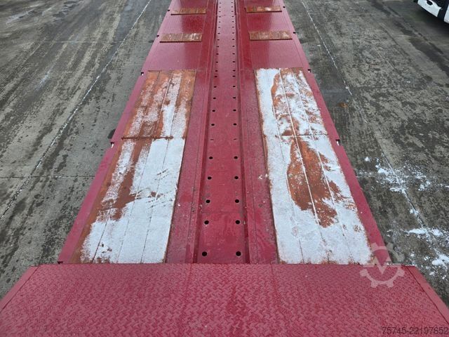 Low loader semitrailer  GVN * 3GVN * LENK-& LIFTACHSE*HYDR. RAMPEN * NEU