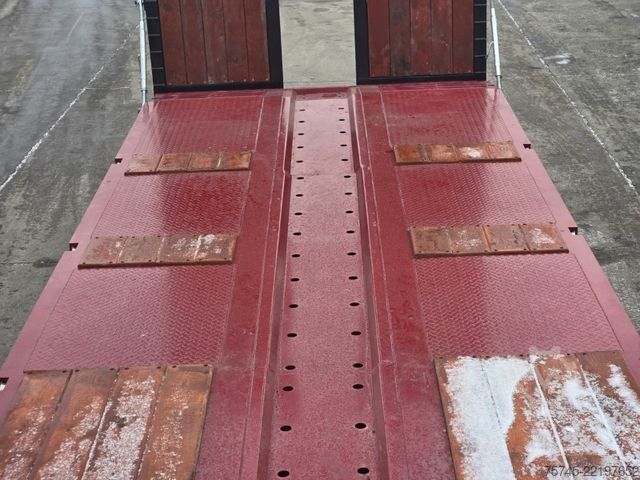 Low loader semitrailer  GVN * 3GVN * LENK-& LIFTACHSE*HYDR. RAMPEN * NEU