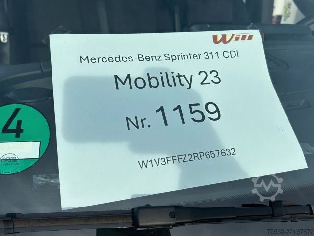 Minibus MERCEDES-BENZ Sprinter 311 Mobility 23 LIFT Rollstuhlbus