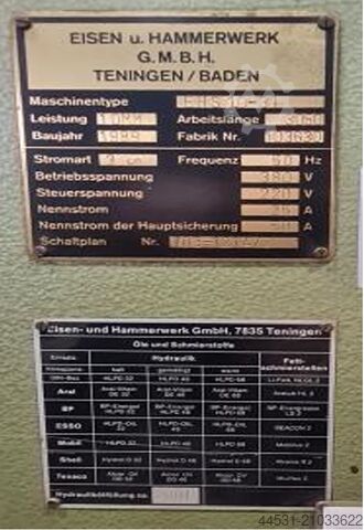Hydraulic guillotine shear EHT EHS 10 - 31
