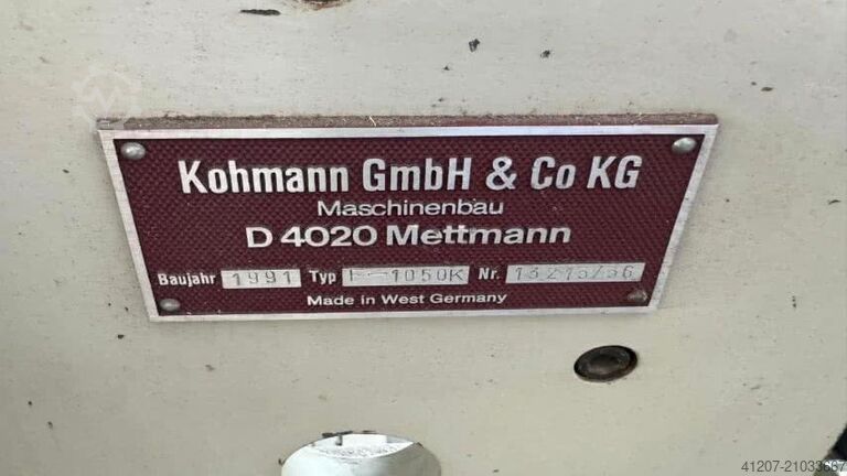 Verschiedene Kohmann F-1050 K Window patcher machine