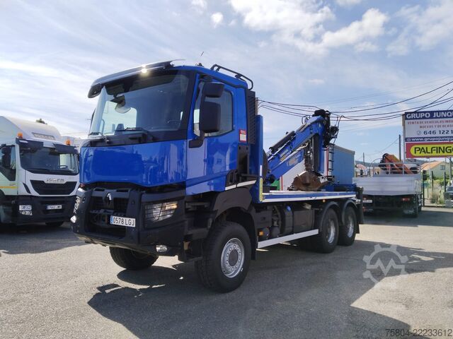 Tow truck RENAULT K 440 R6X6 MEDIUM E6