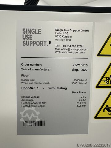 Ultra-deep freezer Single Use Support (SUS) Ultragefrierschrank RoSS.FRDG.
