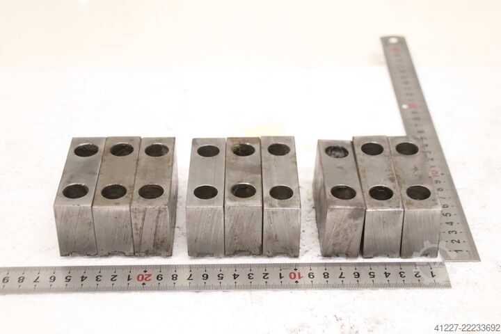 Interchangeable jaws, attachment jaw set, 3 sets unbekannt Backenbreite 25 mm